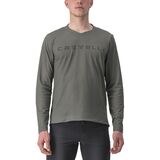 Castelli Trail Tech 2 Long-Sleeve T-Shirt - Men's Forest Gray, XXL