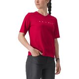Castelli Trail Tech 2 T-Shirt - Women's Dark Red, S