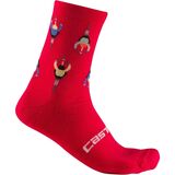 Castelli Aperitivo 15 Sock - Men's Pompeian Red, L/XL
