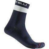 Castelli Prologo Lite 15 Sock - Men's Belgian Blue/Ivory, L/XL