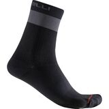 Castelli Prologo Lite 15 Sock - Men's Black/Dark Gray, S/M