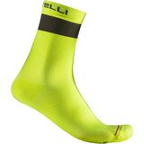 Castelli Prologo Lite 15 Sock - Men's Electric Lime/Deep Green, XXL