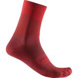 Castelli Orizzonte 15 Sock - Men's Red Cst/Rich Red, S/M