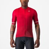 Castelli Orizzonte Jersey - Men's Rich Red/Red-White, L