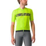 Castelli Unlimited Endurance Jersey - Men's Electric Lime/Dark Gray, XL