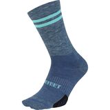DeFeet Cyclismo Wool Blend 6in Sock Sapphire/Neptune, L - Men's