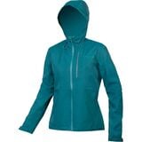 Endura Hummvee Waterproof Hooded Jacket - Women's Deep Teal, M