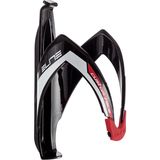 Elite Custom Race Water Bottle Cage Gloss Black/Red, One Size