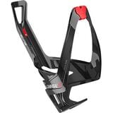 Elite Cannibal XC Bottle Cage Gloss Black/Red, One Size