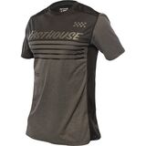 Fasthouse Mercury Classic Short-Sleeve Jersey - Men's Black Heather/Charcoal Heather, S