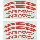 FSA Gradient 29in Decal Red, One Size