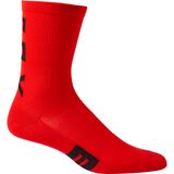 Fox Racing Flexair 6in Merino Sock Fluorescent Red, S/M - Men's