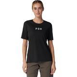 Fox Racing Ranger Short-Sleeve Jersey - Women's Black Wordmark, XS