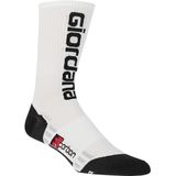 Giordana FR-C Tall Print Sock White/Black Logo, L - Men's