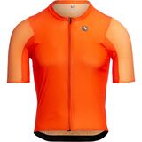 Giordana SilverLine Classic Short-Sleeve Jersey - Men's Tangerine Orange, 3XL