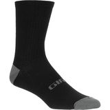 Giro HRC Plus Merino Wool Sock Black/Charcoal, XL - Men's