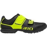 Giro Berm Mountain Bike Shoe - Men's Black/Citron, 42.0