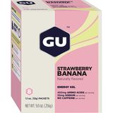 GU Energy Gel - 8-Pack Strawberry Banana, One Size