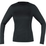 GOREWEAR Base Layer Long Sleeve Shirt - Women's Black, S/4-6