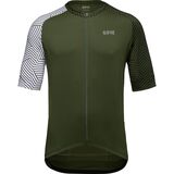 GOREWEAR C5 Optiline Jersey - Men's Utility Green/White, US L/EU XL