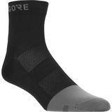 GOREWEAR Light Mid Sock Black/Graphite Grey, 3.5-5.0 - Men's