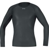 GOREWEAR Windstopper Base Layer Long Sleeve Shirt - Men's Black, US M/EU L