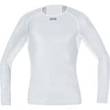 GOREWEAR Windstopper Base Layer Long Sleeve Shirt - Men's Light Grey/White, US M/EU L