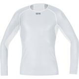 GOREWEAR Windstopper Base Layer Long Sleeve Shirt - Men's Light Grey/White, US XS/EU S