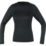GOREWEAR Base Layer Thermo Long Sleeve Shirt - Women's Black, M/8-10