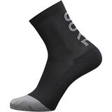 GOREWEAR C3 Mid Brand Sock Black/Graphite Grey, 6.0-7.5 - Men's