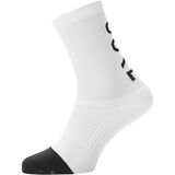 GOREWEAR C3 Mid Brand Sock White/Black, 6.0-7.5 - Men's