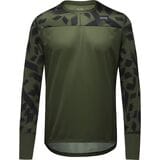 GOREWEAR TrailKPR Daily Long-Sleeve Jersey - Men's Utility Green/Black, US L/EU XL