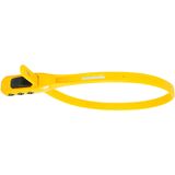 Hiplok Z-Lok Combo Security Tie Lock Yellow, Single