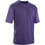 ION Scrub Amp Short-Sleeve BAT Jersey - Men's Dark Purple, S