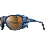 Julbo Explorer 2.0 REACTIV Polarized Sunglasses Dark Blue Matte, One Size - Men's