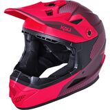 Kali Protectives Zoka Full-Face Helmet Dash Mat Red/Burgandy, XL