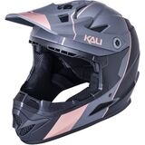 Kali Protectives Zoka Full-Face Helmet- Kids' Stripe Matte Black/Bronze, M