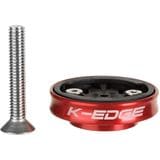 K-Edge Gravity Cap Computer Mount for Garmin Red, One Size