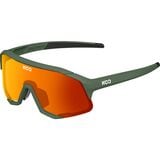 KOO Demos Sunglasses Green Matt/Orange Mirror, One Size - Men's