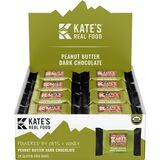 Kate's Real Food Mini Energy Bars - Box of 24 Peanut Butter Dark Chocolate, 24 Mini Bars