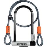 Kryptonite KryptoLok STD Double Deadbolt U-Lock + 120cm Cable Black/Grey, One Size