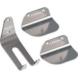 Lezyne Stainless Pedal Hook Silver, 3 Psc Set