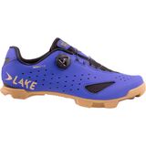 Lake MX219 Wide Cycling Shoe - Men's Strong Blue/Gold, 45.5