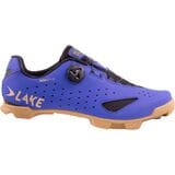 Lake MX219 Wide Cycling Shoe - Men's Strong Blue/Gold, 42.5