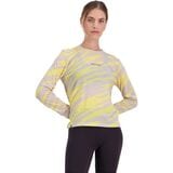 Mons Royale Icon Long-Sleeve T-Shirt - Women's Limelight Camo, S