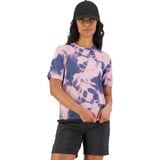 Mons Royale Icon Relaxed Tie Dyed T-Shirt - Women's Denim Tie Dye, M