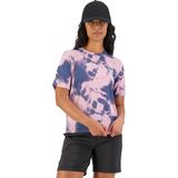 Mons Royale Icon Relaxed Tie Dyed T-Shirt - Women's Denim Tie Dye, XS