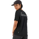 Mons Royale Tarn Merino Shift Short-Sleeve Shirt - Women's Black/Black, L