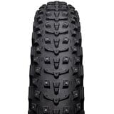 45NRTH Dillinger 5 Studded Fatbike Tubeless Tire - 26in Black, 120tpi, 258 Concave Carbide Studs, 26x4.6