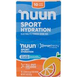 Nuun Sport Hydration Powder - 10-Pack All Out Orange, One Size